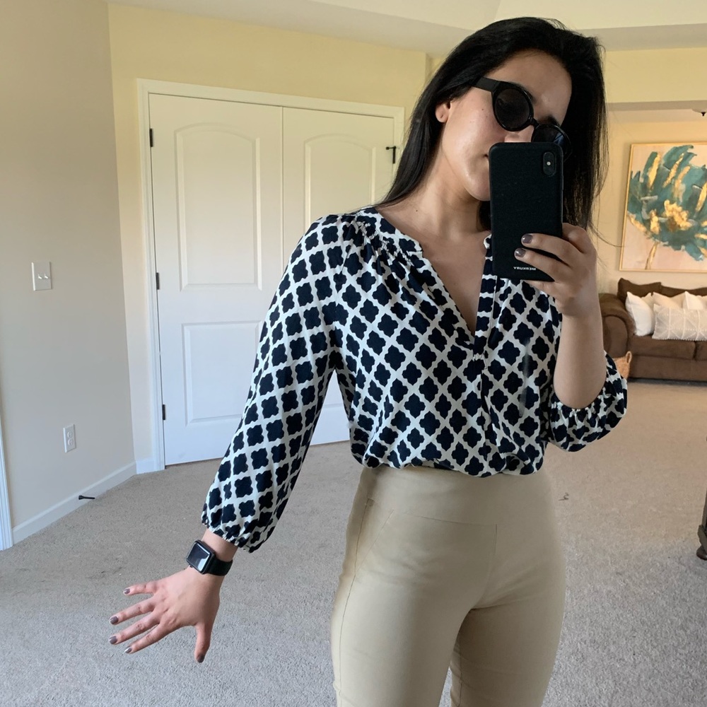 Patterned Blouse